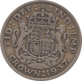 1937 CROWN ( FINE ) 4 - CROWN - Cambridgeshire Coins