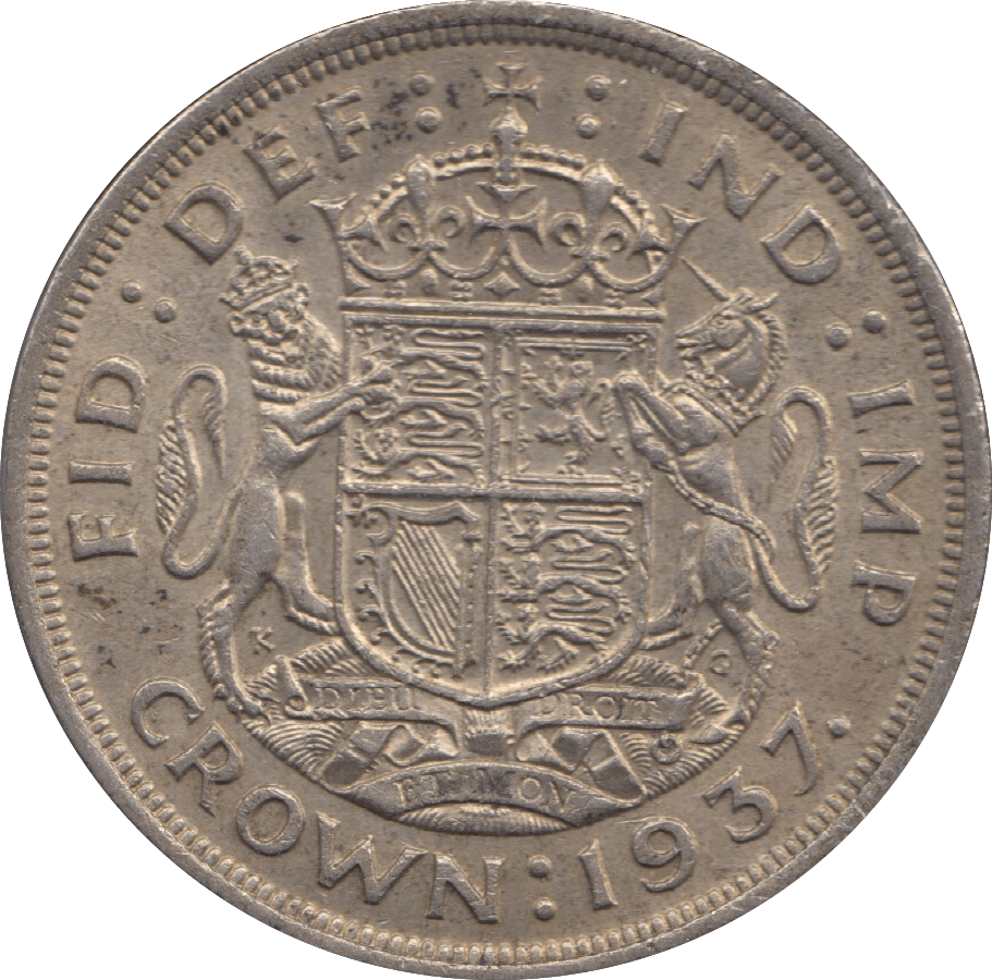 1937 CROWN ( GVF ) 9 - Crown - Cambridgeshire Coins