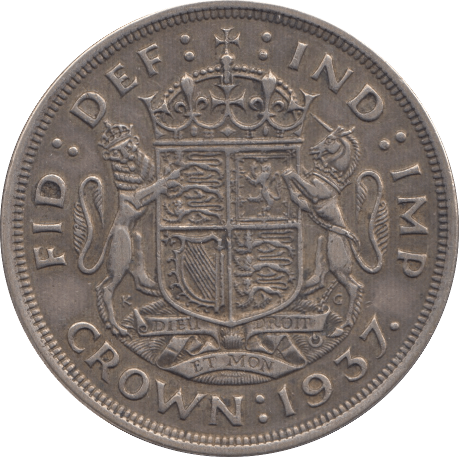 1937 CROWN ( GVF ) - Crown - Cambridgeshire Coins