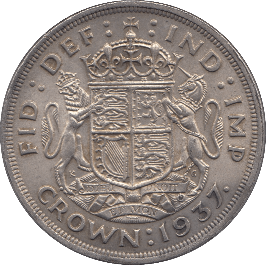 1937 CROWN ( GVF ) - Crown - Cambridgeshire Coins