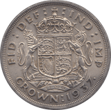 1937 CROWN ( GVF ) - Crown - Cambridgeshire Coins