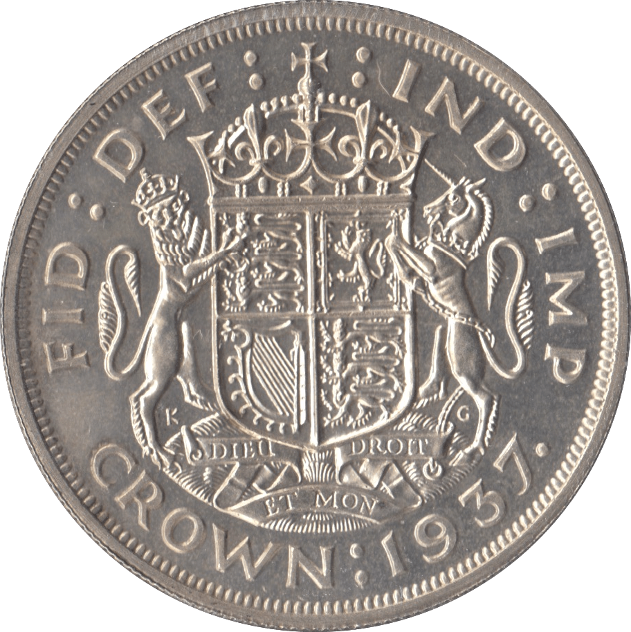1937 CROWN ( PROOF ) - Crown - Cambridgeshire Coins
