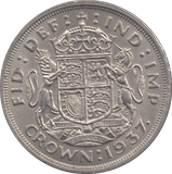 1937 CROWN ( UNC ) 7C - Crown - Cambridgeshire Coins