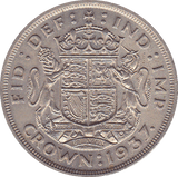 1937 CROWN ( UNC ) B - Crown - Cambridgeshire Coins