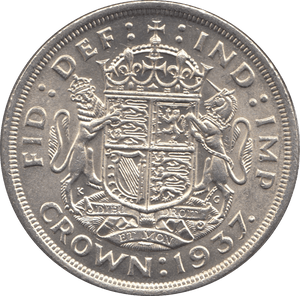 1937 CROWN ( UNC ) - Crown - Cambridgeshire Coins
