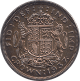 1937 CROWN ( UNC ) - Crown - Cambridgeshire Coins