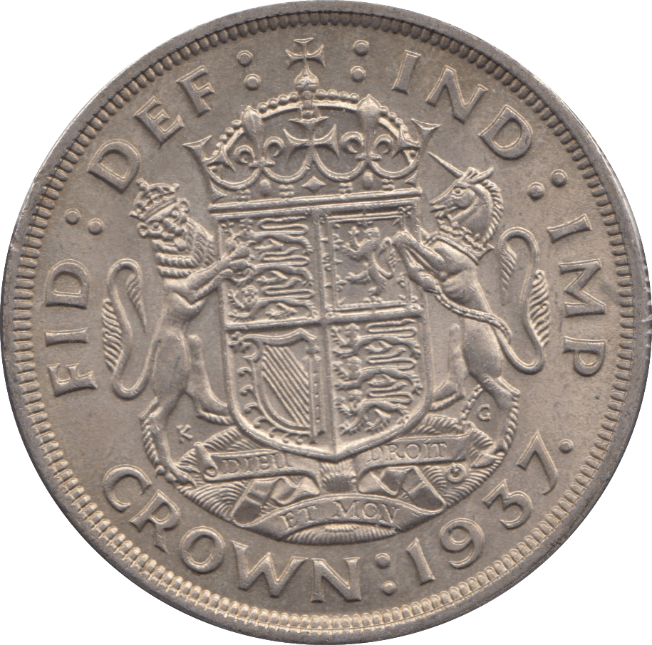 1937 CROWN ( UNC ) REF 2 - CROWN - Cambridgeshire Coins