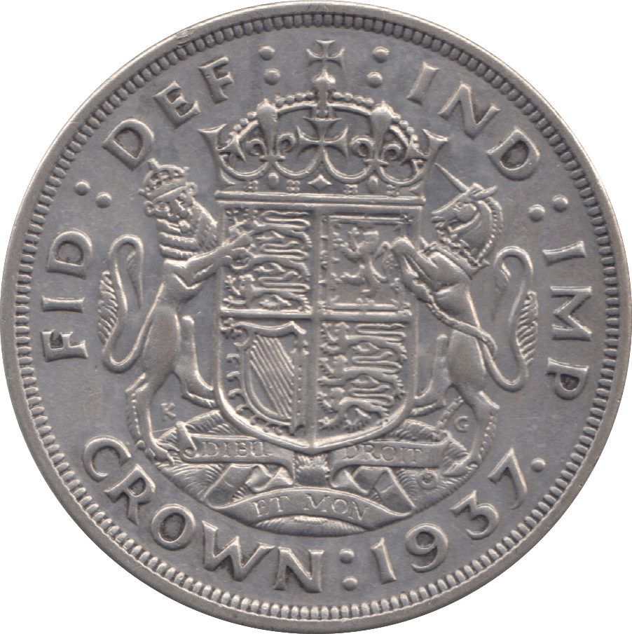 1937 CROWN ( VF ) 15 - Crown - Cambridgeshire Coins