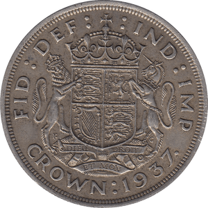 1937 CROWN ( VF ) 2 - Crown - Cambridgeshire Coins