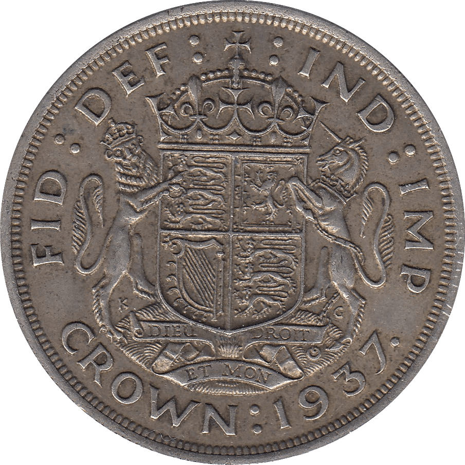 1937 CROWN ( VF ) 2 - Crown - Cambridgeshire Coins