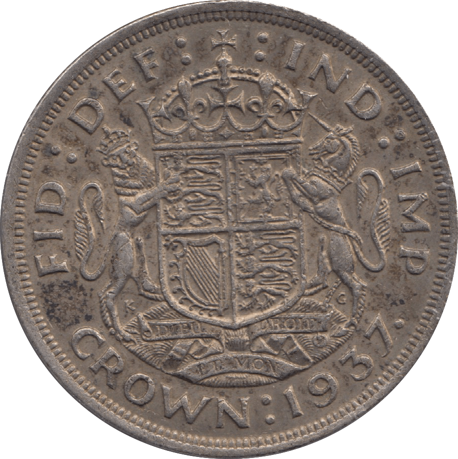 1937 CROWN ( VF ) 9 - Crown - Cambridgeshire Coins