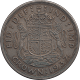 1937 CROWN ( VF ) - CROWN - Cambridgeshire Coins