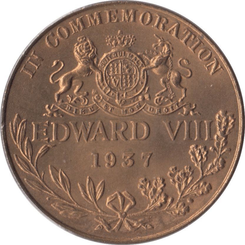 1937 EDWARD VIII COMMEMORATIVE MEDALLION - MEDALS & MEDALLIONS - Cambridgeshire Coins