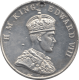 1937 EDWARD VIII CORONATION MEDALLION 8 - MEDALLIONS - Cambridgeshire Coins