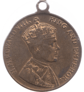 1937 EDWARD VIII CORONATION MEDALLION - MEDALLIONS - Cambridgeshire Coins
