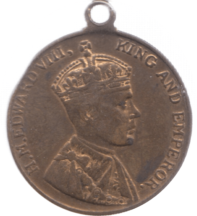 1937 EDWARD VIII CORONATION MEDALLION - MEDALLIONS - Cambridgeshire Coins