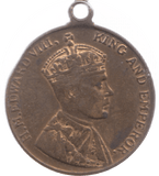 1937 EDWARD VIII CORONATION MEDALLION - MEDALLIONS - Cambridgeshire Coins