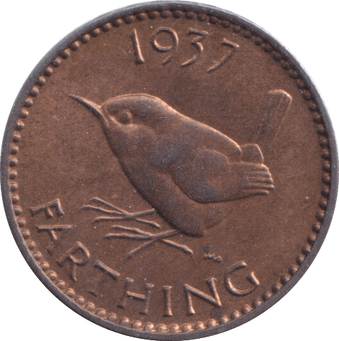 1937 FARTHING ( BU ) - Farthing - Cambridgeshire Coins