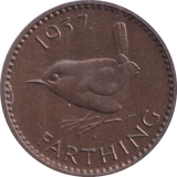 1937 FARTHING ( PROOF ) - Farthing - Cambridgeshire Coins