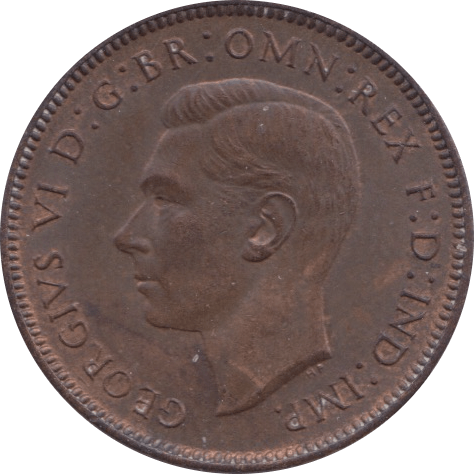 1937 FARTHING ( UNC ) - Farthing - Cambridgeshire Coins