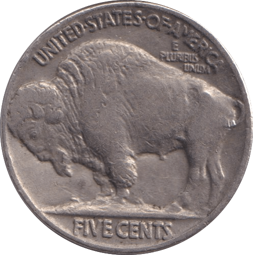 1937 FIVE CENTS USA - WORLD COINS - Cambridgeshire Coins
