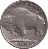 1937 FIVE CENTS USA - WORLD COINS - Cambridgeshire Coins