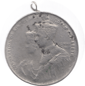 1937 GEORGE VI CORONATION MEDALLION - MEDALLIONS - Cambridgeshire Coins