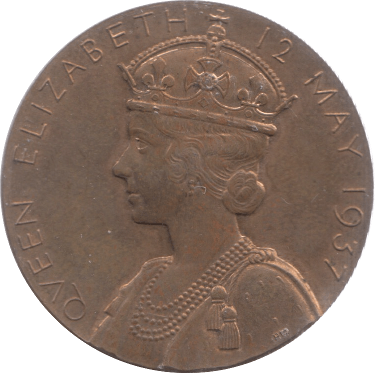 1937 GEORGE VI CROWNED MEDALLION - MEDALLIONS - Cambridgeshire Coins