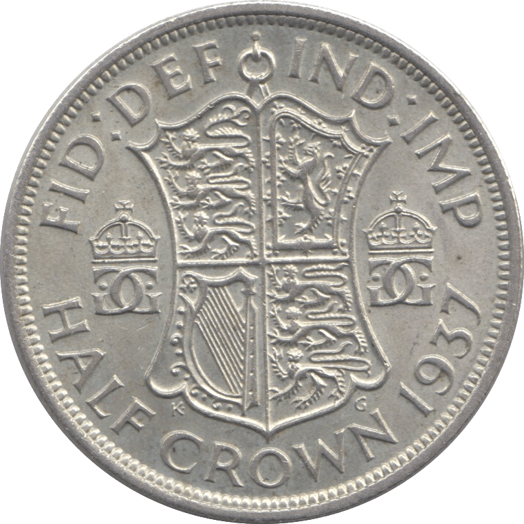 1937 HALFCROWN ( AUNC ) - Halfcrown - Cambridgeshire Coins