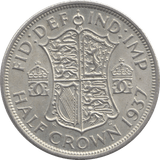 1937 HALFCROWN ( AUNC ) - Halfcrown - Cambridgeshire Coins