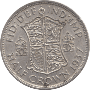 1937 HALFCROWN ( EF ) 17 B - Halfcrown - Cambridgeshire Coins
