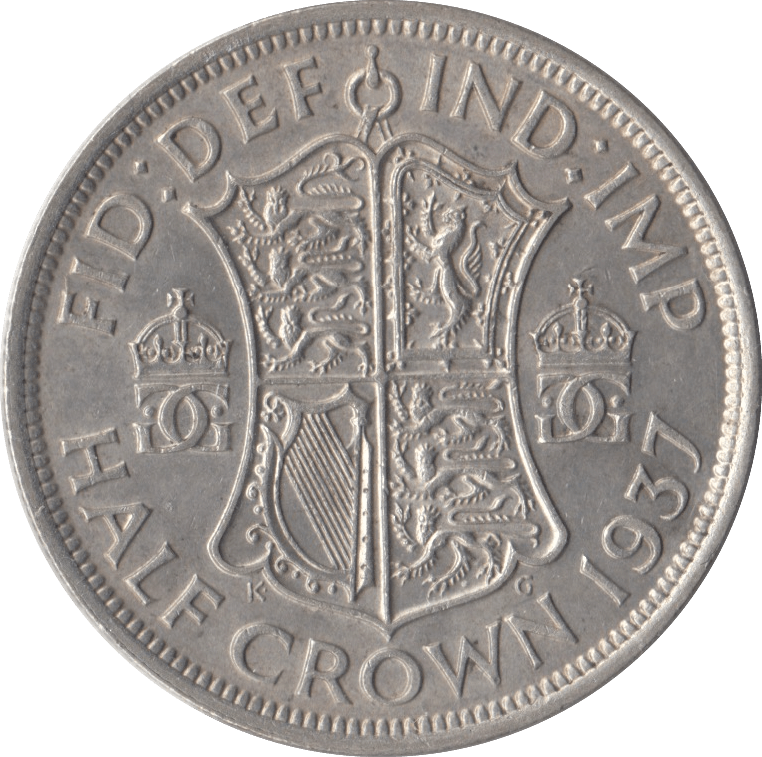 1937 HALFCROWN ( EF ) - Halfcrown - Cambridgeshire Coins