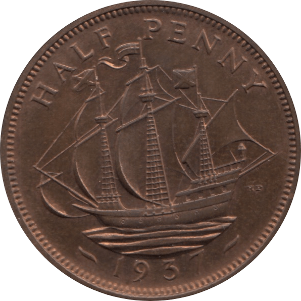 1937 HALFPENNY ( PROOF ) - Halfpenny - Cambridgeshire Coins