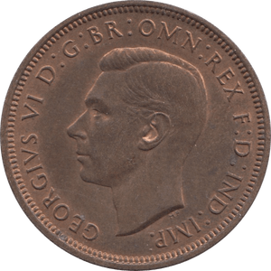 1937 HALFPENNY ( UNC ) 1 - Halfpenny - Cambridgeshire Coins