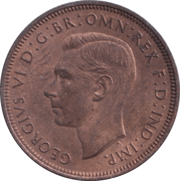 1937 HALFPENNY ( UNC ) - Halfpenny - Cambridgeshire Coins