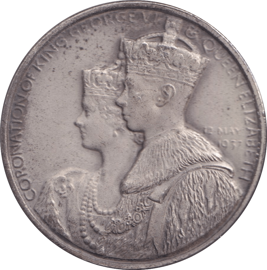 1937 KING GEORGE VI & ELIZABETH CORONATION MEDALLION - MEDALS & MEDALLIONS - Cambridgeshire Coins