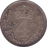 1937 MAUNDY FOURPENCE ( PROOF ) - Maundy Coins - Cambridgeshire Coins