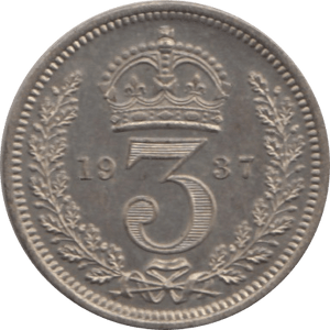1937 MAUNDY THREEPENCE ( PROOF ) - Maundy Coins - Cambridgeshire Coins