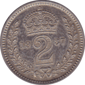 1937 MAUNDY TWOPENCE ( PROOF ) - Maundy Coins - Cambridgeshire Coins