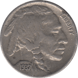 1937 NICKLE 5 CENTS USA REF H116 - WORLD COINS - Cambridgeshire Coins