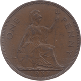 1937 PENNY ( AUNC ) 3 - Penny - Cambridgeshire Coins