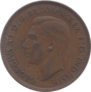 1937 PENNY ( AUNC ) 3 - Penny - Cambridgeshire Coins