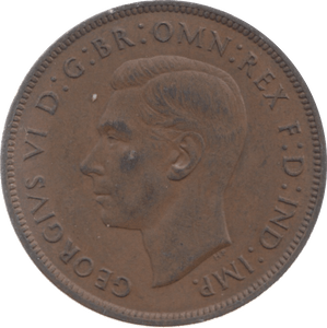 1937 PENNY ( AUNC ) 4 - Penny - Cambridgeshire Coins