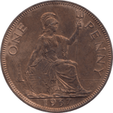 1937 PENNY ( AUNC ) - Penny - Cambridgeshire Coins