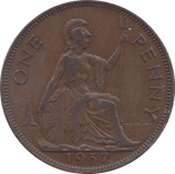 1937 PENNY ( AUNC ) - Penny - Cambridgeshire Coins