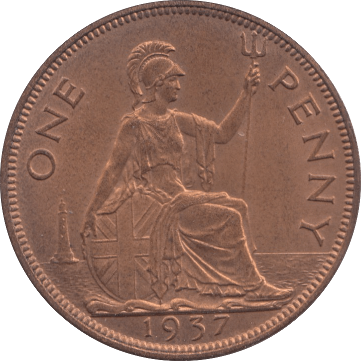 1937 PENNY ( BU ) 4 - Penny - Cambridgeshire Coins