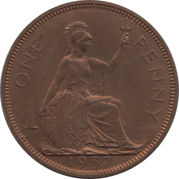 1937 PENNY ( PROOF ) - Penny - Cambridgeshire Coins