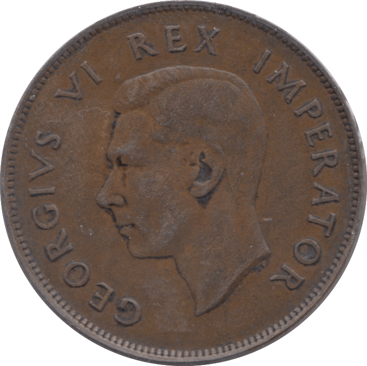 1937 PENNY SOUTH AFRICA - WORLD COINS - Cambridgeshire Coins
