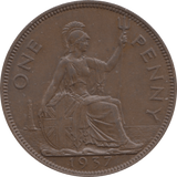 1937 PENNY ( UNC ) 1 - Penny - Cambridgeshire Coins