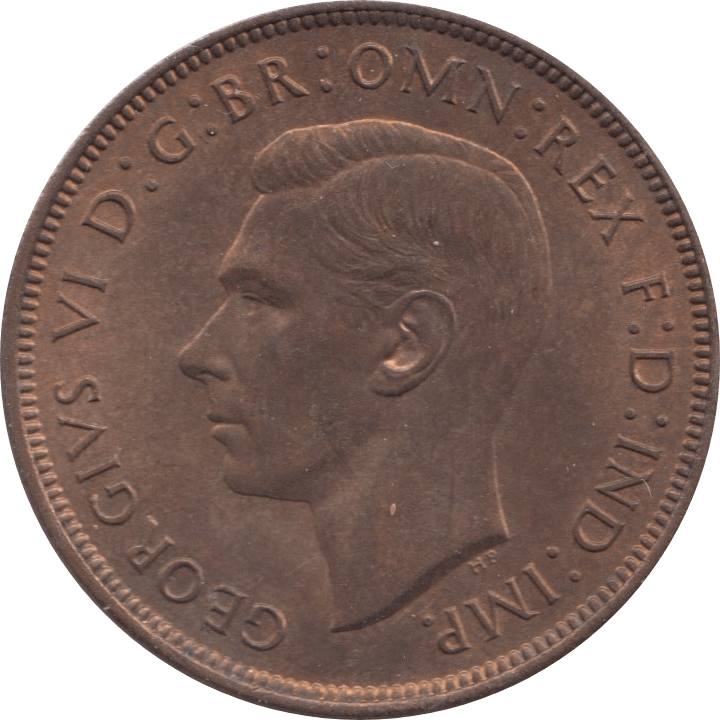 1937 PENNY ( UNC ) 1 - Penny - Cambridgeshire Coins